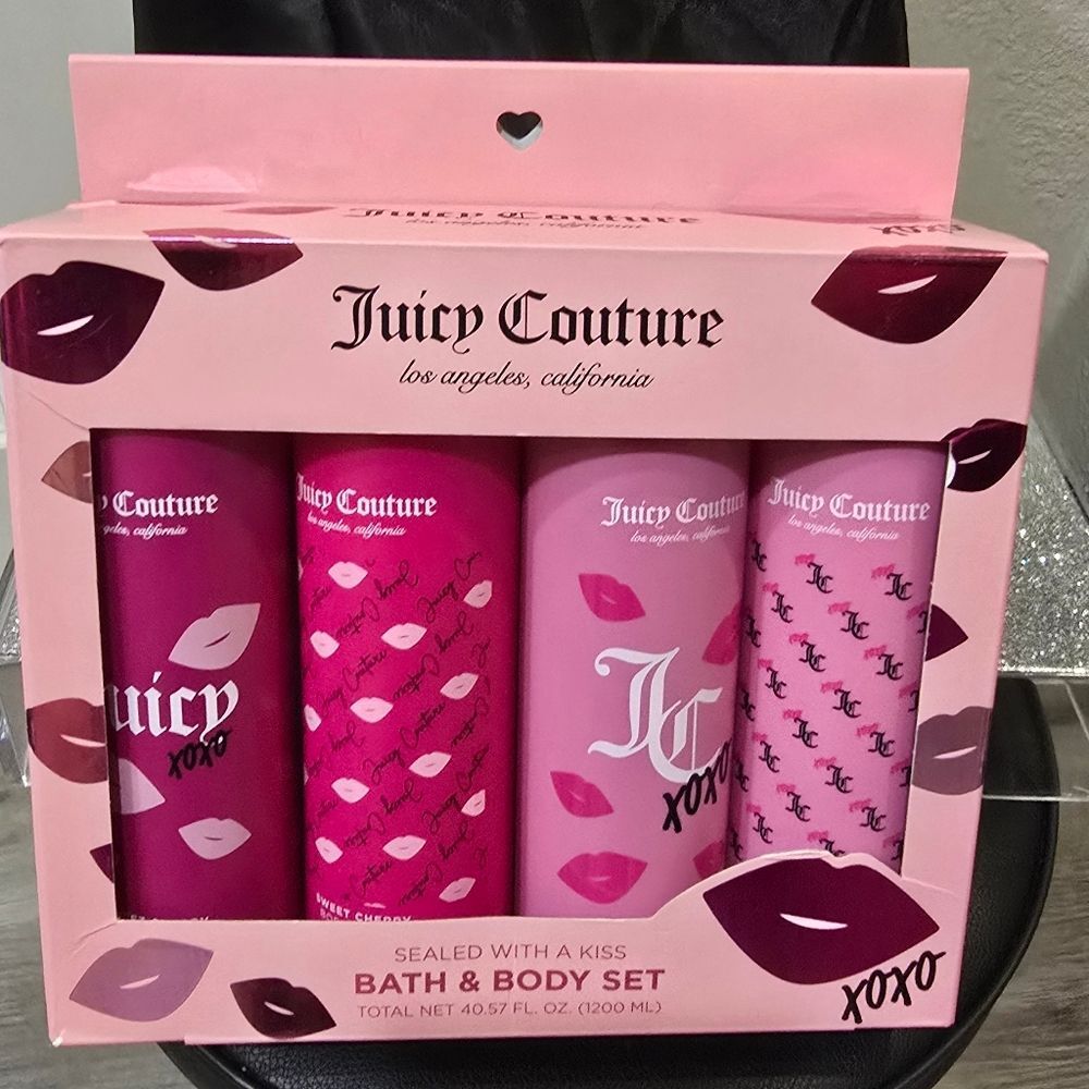 Juicy Couture Sealed With A Kiss Bath & Body Set - Picture 3 of 8